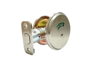 KEYMAN Commercial Deadbolt Privacy Indicator 304 Stainless Steel Lock for Bathroom Fits 1-3/8" To 1-3/4" Thick Doors