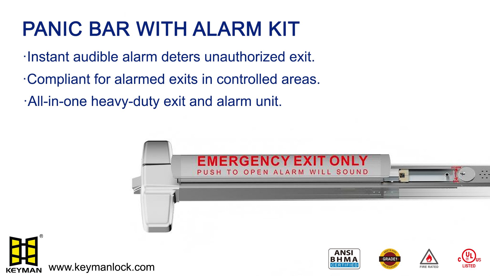 Can An ANSI Grade 1 Panic Bar Be Retrofitted To An Existing Door?