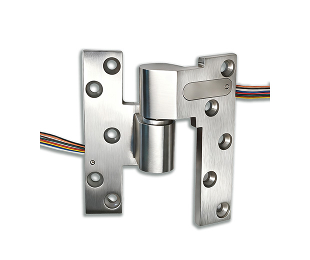 Heavy duty Electrified middle pivot hinge