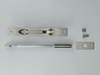 KEYMAN Standard Flip-Style Manual Flush Bolt with 12” Rod for Metal Door Model No. QK8010