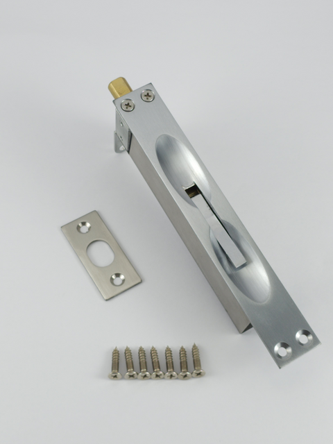 KEYMAN Standard Manual Flush Bolts for Wood Door Model No. QK8006