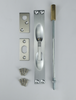 KEYMAN Standard Manual Flush Bolts with 12” Rod for Metal Door Model No. QK8008