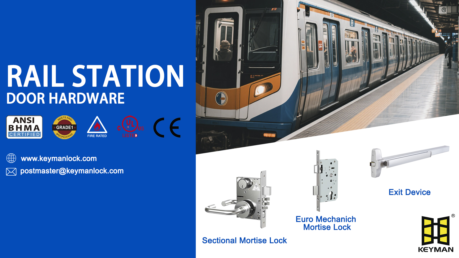 Heavy-Duty Door Hardware for Rail & Transit Stations
