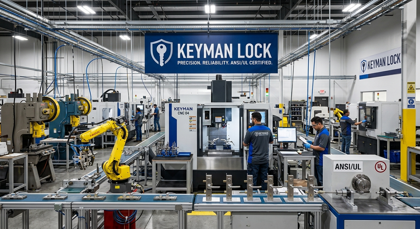 What Makes Keyman a Reliable ANSI/UL Door Hardware Manufacturer?