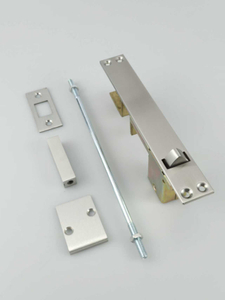 KEYMAN Standard Automatic Flush Bolts with Rod for Wood Door Model No. QK8007