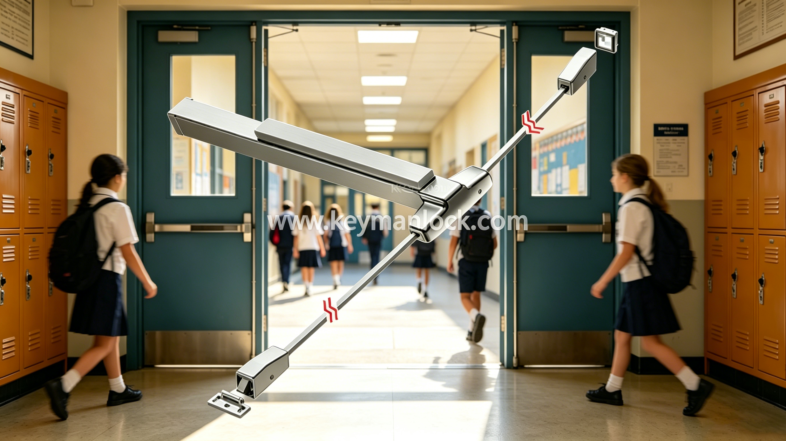 How to Choose the Right Exit Device for School Double and Single Doors？